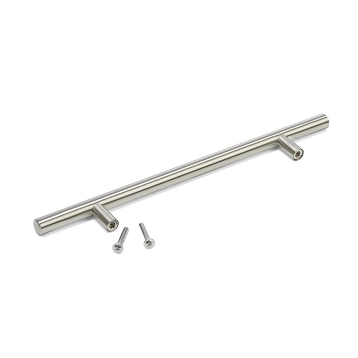 Ручка рейлинг ТУНДРА, нерж. сталь, d=12 мм, м/о 160 мм, цвет никель, фасовка 500 Ручка рейлинг ТУНДРА, нерж. сталь, d=12 мм, м/о 160 мм, цвет никель, фасовка 500