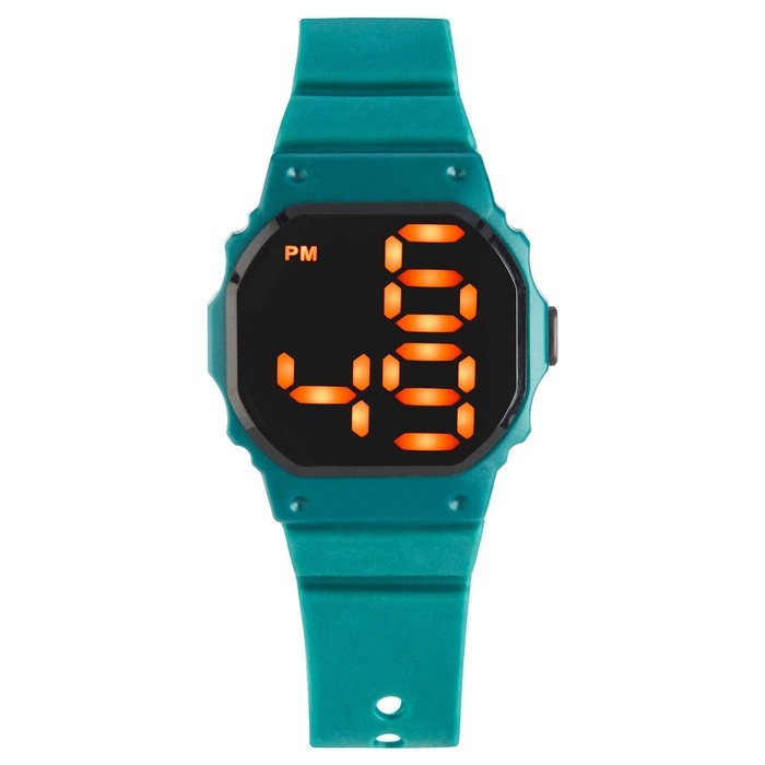 Часы наручные электронные с силиконовым ремешком, влагозащищенные Часы наручные электронные с силиконовым ремешком, влагозащищенные