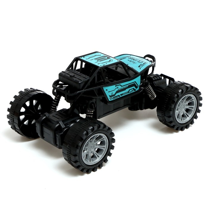 Джип «Вездеход», радиоуправление, свет, на батарейках, синий Джип «Вездеход», радиоуправление, свет, на батарейках, синий