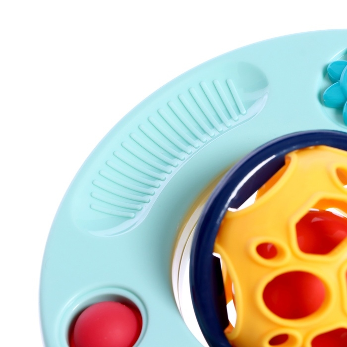 Погремушка детская «Шарик», с прорезывателем для зубов, МИКС Погремушка детская «Шарик», с прорезывателем для зубов, МИКС