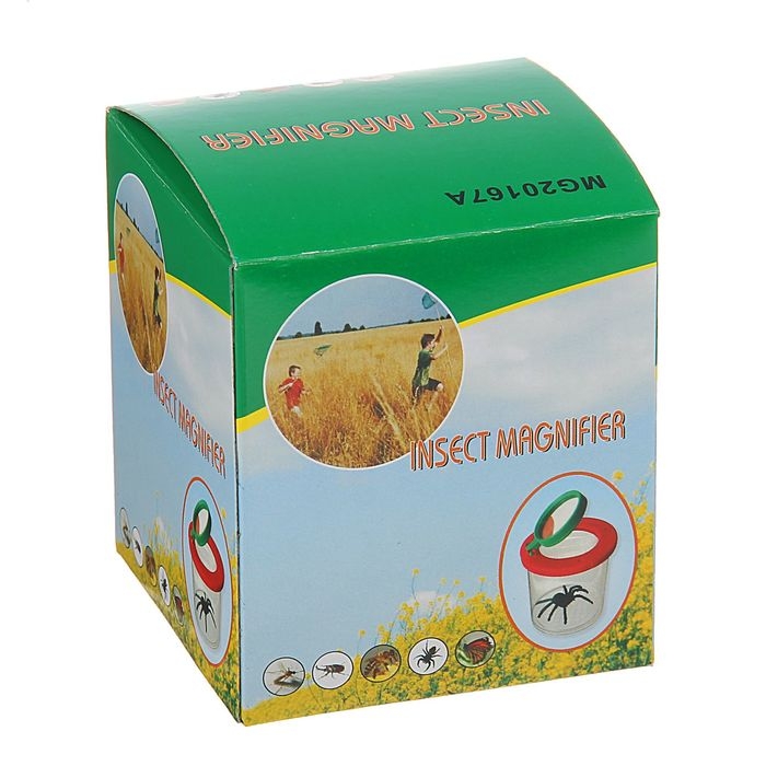 Набор Набор "Юный натуралист": стакан, лупа 2х, цвета МИКС