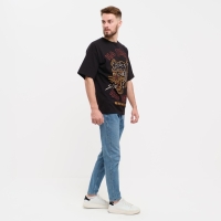 Футболка мужская KAFTAN "No regret", черный, размер 56