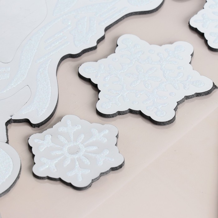 Наклейки на окна Наклейки на окна "Новогодние" Дед Мороз, 48х24 см