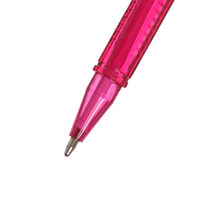 Набор ручек шариковых, 12 цветов, треугольный, тонированный корпус, в блистере на кнопке Набор ручек шариковых, 12 цветов, треугольный, тонированный корпус, в блистере на кнопке