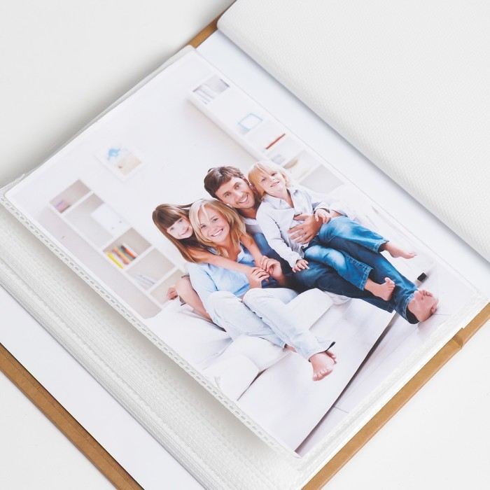 Фотоальбом 100 фото 10х15 см  Фотоальбом 100 фото 10х15 см "Радужный рисунок" МИКС 23,5х17х5 см