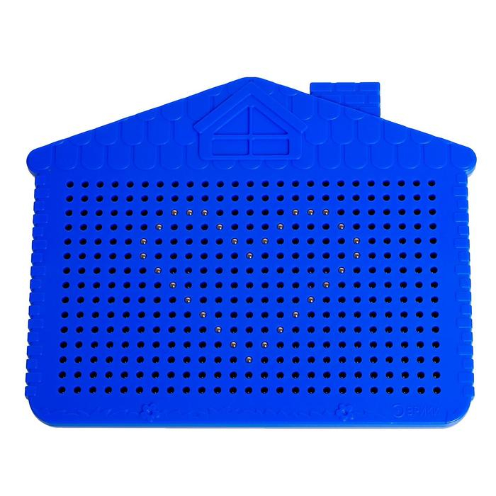 Планшет обучающий «Магнитное рисование», цвет синий, 375 отверстий