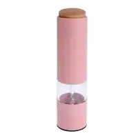 Мельница электрическая Luazon LET- 003, пластик, от батареек 6хААА, розовая