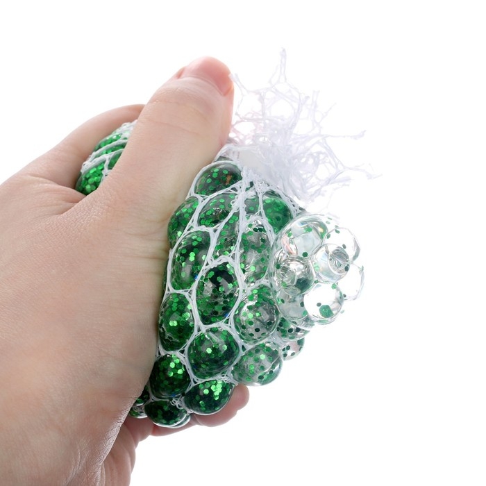 Мялка в сетке, 6 см, цвета МИКС Мялка в сетке, 6 см, цвета МИКС