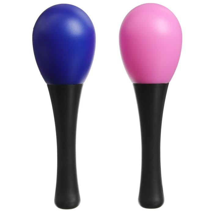 Набор погремушек «Перкуссионные маракасы», 2 шт., цвет МИКС, Крошка Я