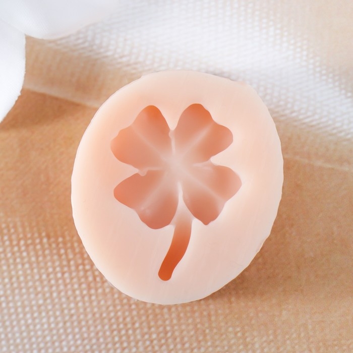 Молд силиконовый Молд силиконовый "Клевер" 2х2,6х0,4 см