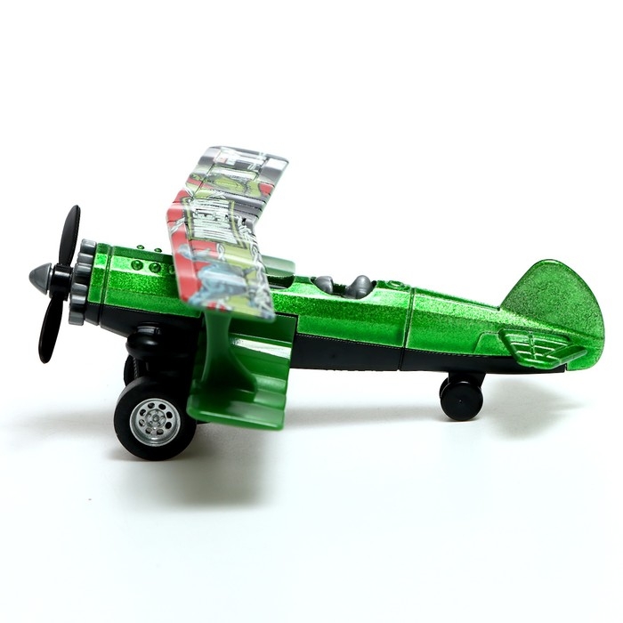 Самолёт металлический «Кукурузник», инерционный, цвет МИКС Самолёт металлический «Кукурузник», инерционный, цвет МИКС