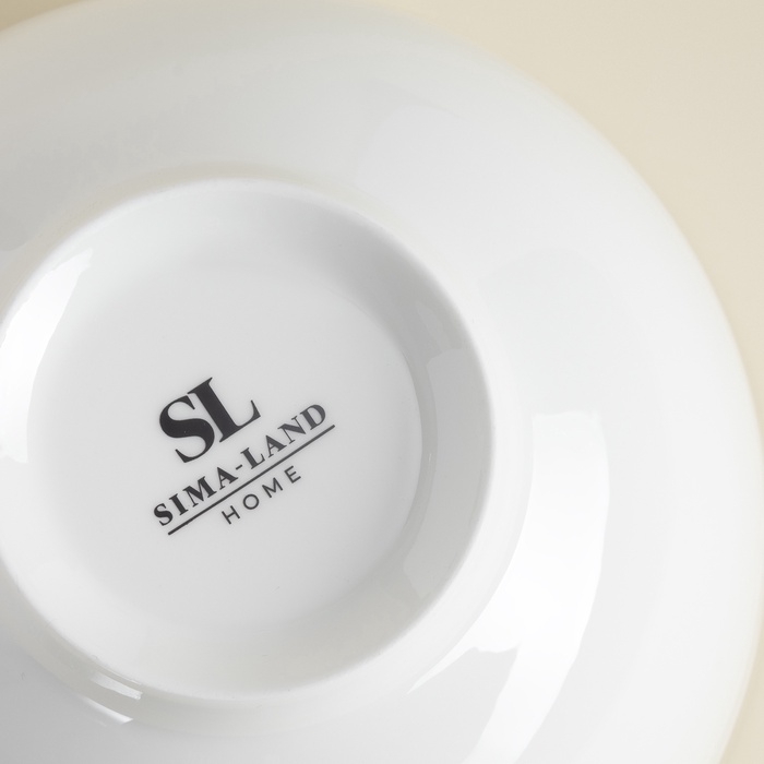 Салатники SL Home «Каскарон», 1,4 л, d=18 см, набор 2 шт, костяной фарфор, белые Салатники SL Home «Каскарон», 1,4 л, d=18 см, набор 2 шт, костяной фарфор, белые