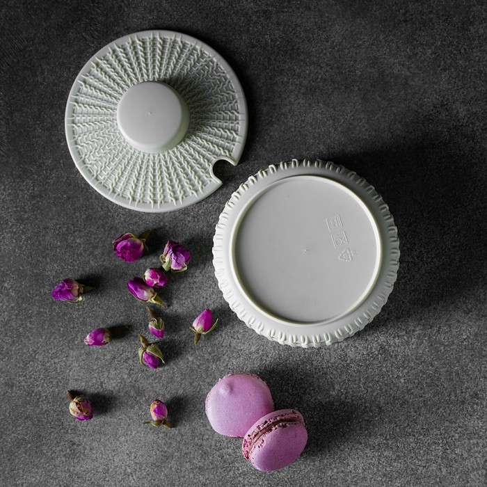 Сахарница «Вязание» 450 мл, цвет белый Сахарница «Вязание» 450 мл, цвет белый