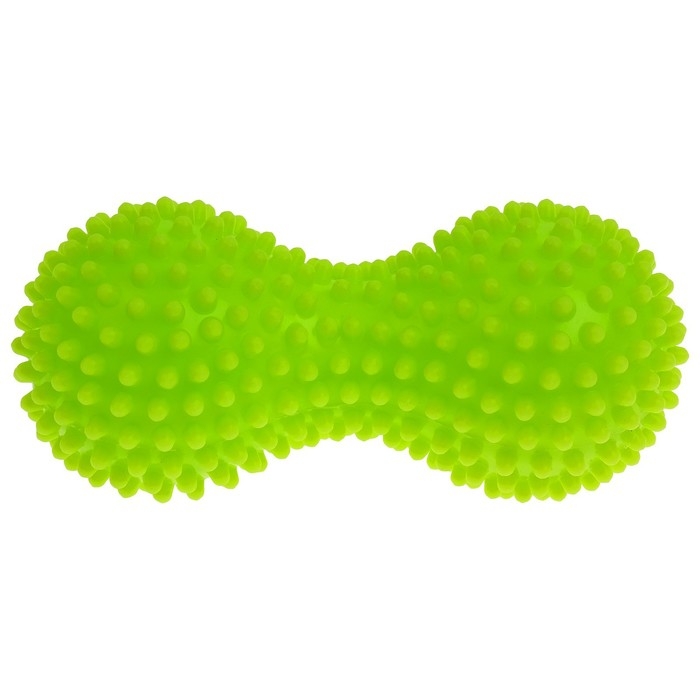 Мяч массажный ONLYTOP, двойной, цвета МИКС