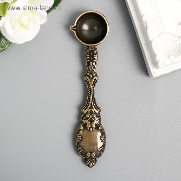 Ложка для плавления сургуча металл  Ложка для плавления сургуча металл "Узорная" 36 гр 11х2,5х0,8 см