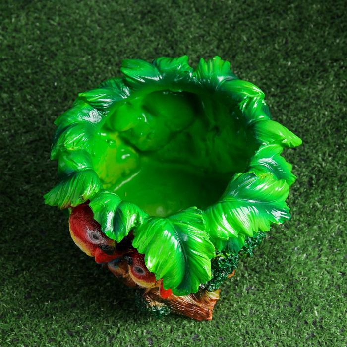 Фигурное кашпо  Фигурное кашпо "Попугай" 22х22х17см