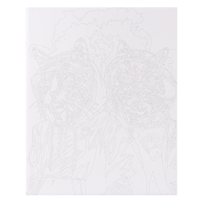 Картина по номерам на холсте с подрамником «Коты в костюмах», 40 х 50 см Картина по номерам на холсте с подрамником «Коты в костюмах», 40 х 50 см