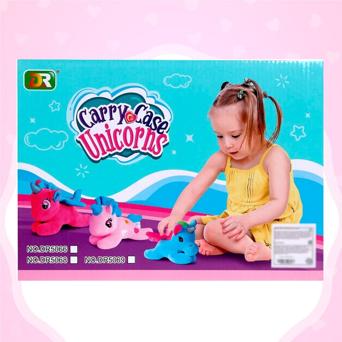 Игрушка «Единорог» в переноске, МИКС Игрушка «Единорог» в переноске, МИКС