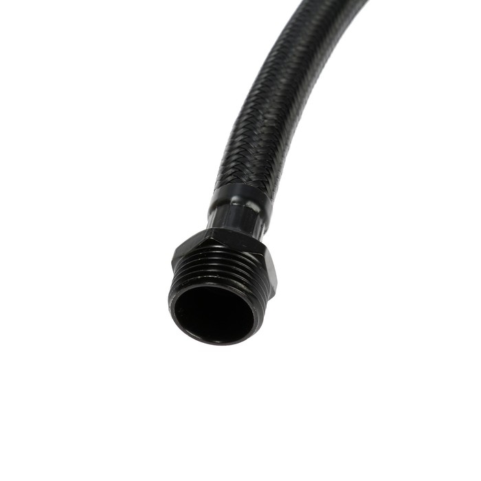 Подводка гибкая для воды ZEIN engr, нейлон, 1/2 Подводка гибкая для воды ZEIN engr, нейлон, 1/2", гайка-штуцер, 150 см, с ключом, черная