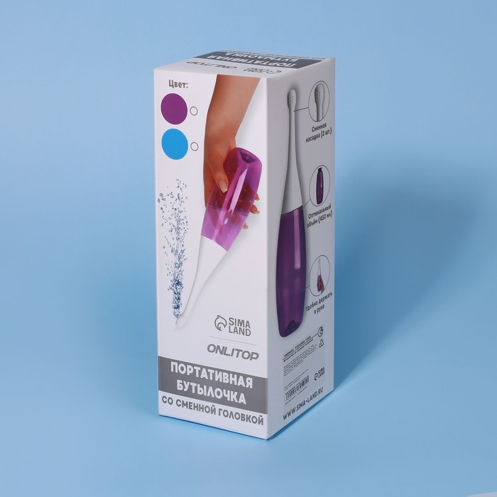 Портативный душ - биде, со сменной насадкой, 450 мл, цвет синий Портативный душ - биде, со сменной насадкой, 450 мл, цвет синий