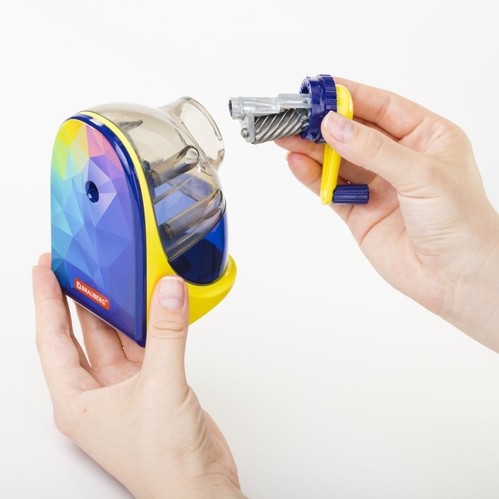 Точилка механическая BRAUBERG Точилка механическая BRAUBERG "MULTICOLOR", корпус с печатью 228489