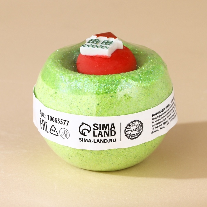 Новый Год. Бомбочка для ванны с игрушкой, 140 г, микс Новый Год. Бомбочка для ванны с игрушкой, 140 г, микс