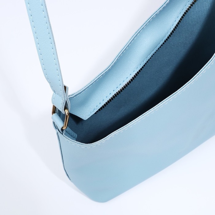 Сумка кросс-боди на молнии, цвет голубой Сумка кросс-боди на молнии, цвет голубой