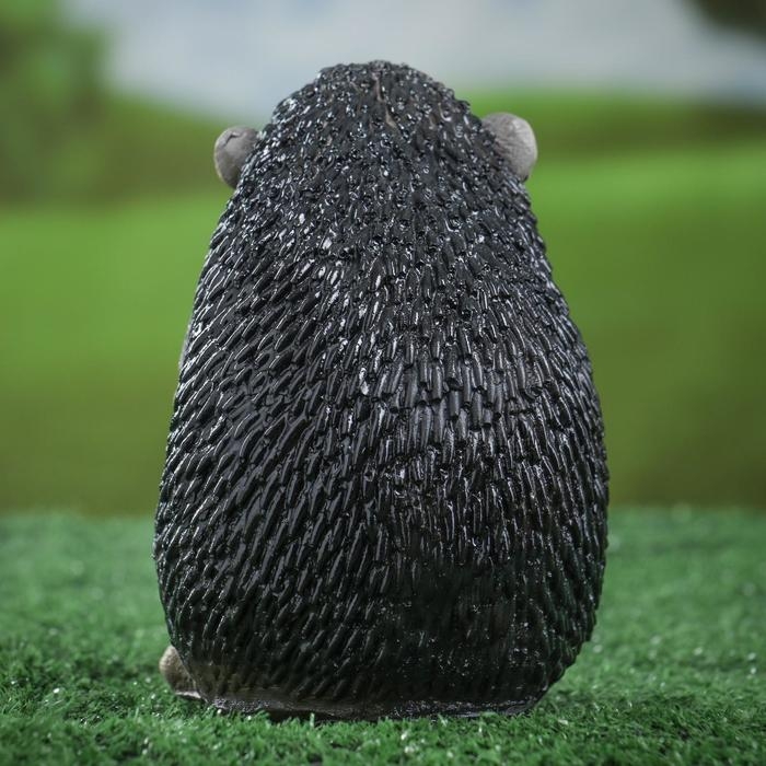 Садовая фигура  Садовая фигура "Ёжик с мухомором" 15,5см