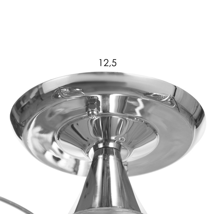 Люстра Люстра "Эйприл" 3х40Вт Е27 Хром 51х51х24см