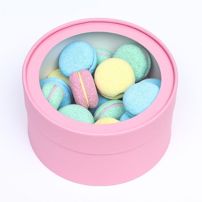 Подарочная коробка Подарочная коробка "Нежность" розовая, завальцованная с окном, 18 х 10 см