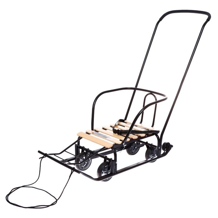 Санки «Тимка 5 универсал», цвет чёрный Санки «Тимка 5 универсал», цвет чёрный