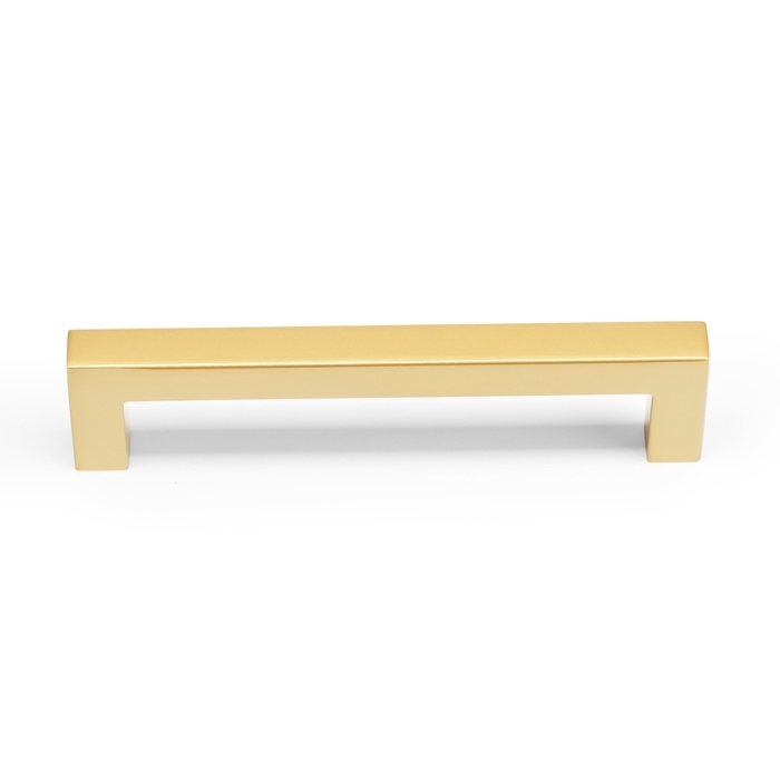 Ручка-скоба SQUARE CAPPIO RSC008, нержавеющая сталь, м/о 128 мм, цвет матовое золото Ручка-скоба SQUARE CAPPIO RSC008, нержавеющая сталь, м/о 128 мм, цвет матовое золото