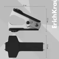 Антистеплер канцелярский, ErichKrause, чёрный, МИКС