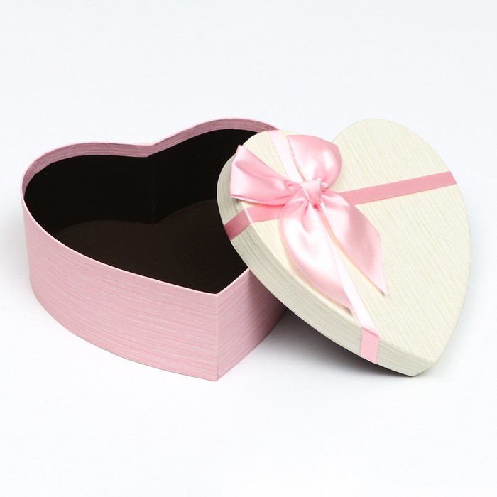 Набор коробок 3 в 1  Набор коробок 3 в 1 "Сердце", 22 х 20 х 9 - 16 х 14 х 6 см