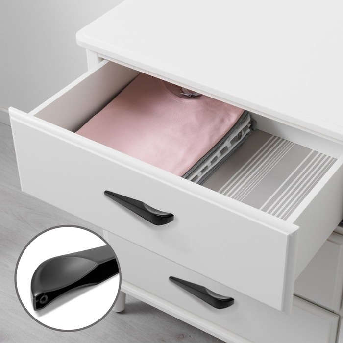 Ручка-скоба CAPPIO RSC029, м/о 128 мм, цвет черный Ручка-скоба CAPPIO RSC029, м/о 128 мм, цвет черный