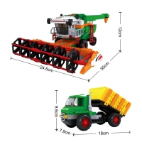 Конструктор Ферма «Комбаин и грузовик», 569 деталей
