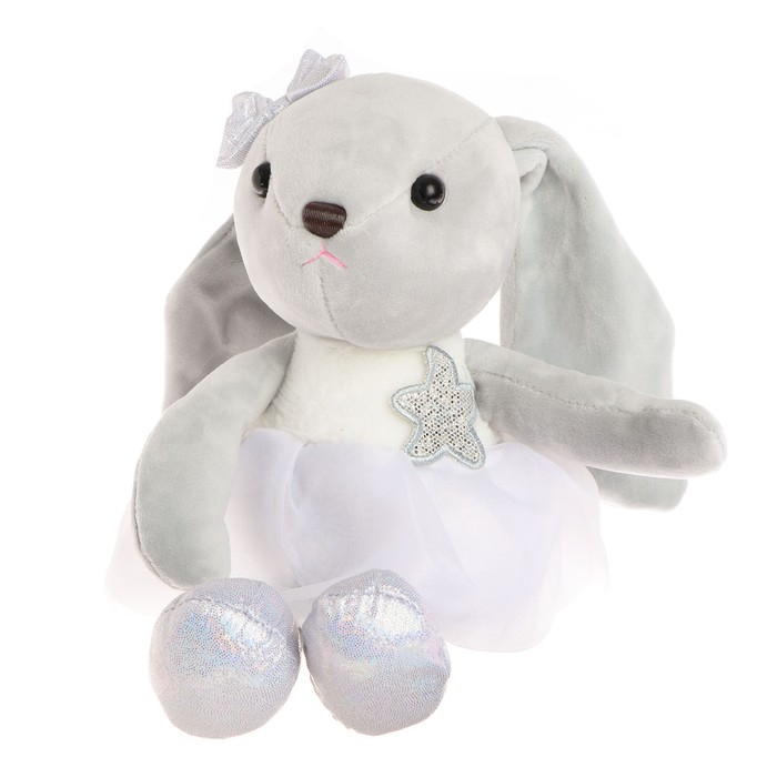 Мягкая игрушка «Зайка со звездой», цвета МИКС