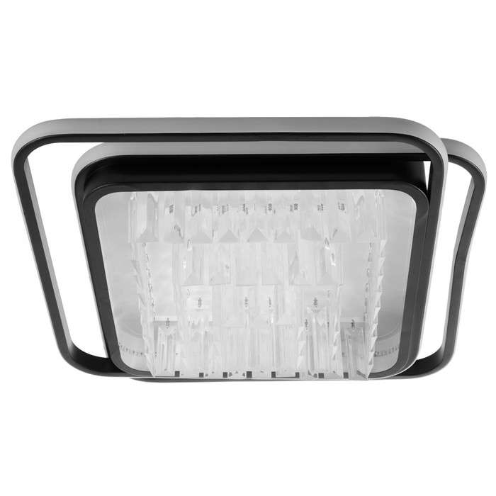 Люстра с ПДУ 1983/2 LED 130Вт 3000-6000К черный 45х45х18 см BayerLux