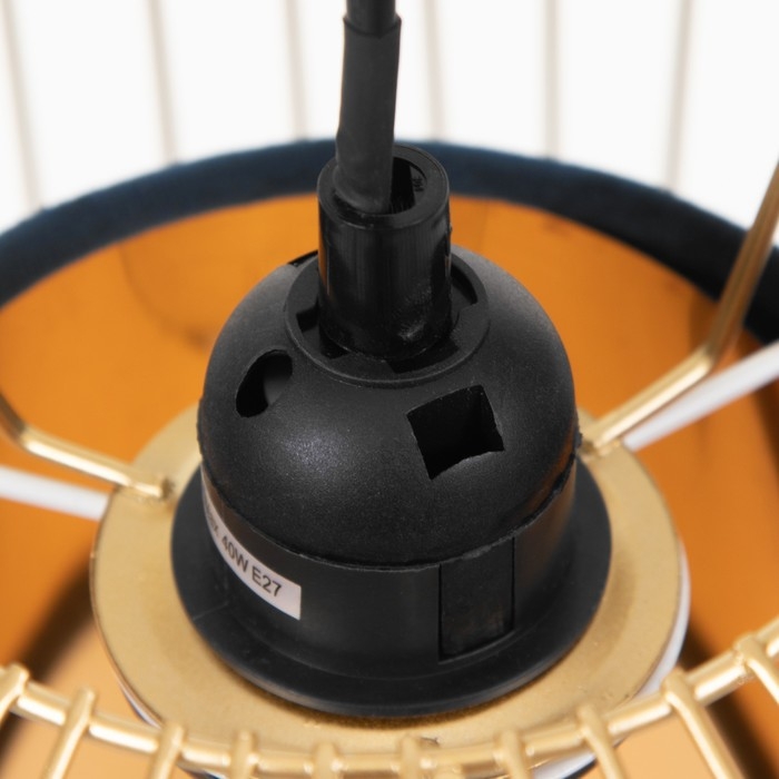 Светильник BayerLux Светильник BayerLux "Бархат" Е27 40Вт синий 27х30х12-100см