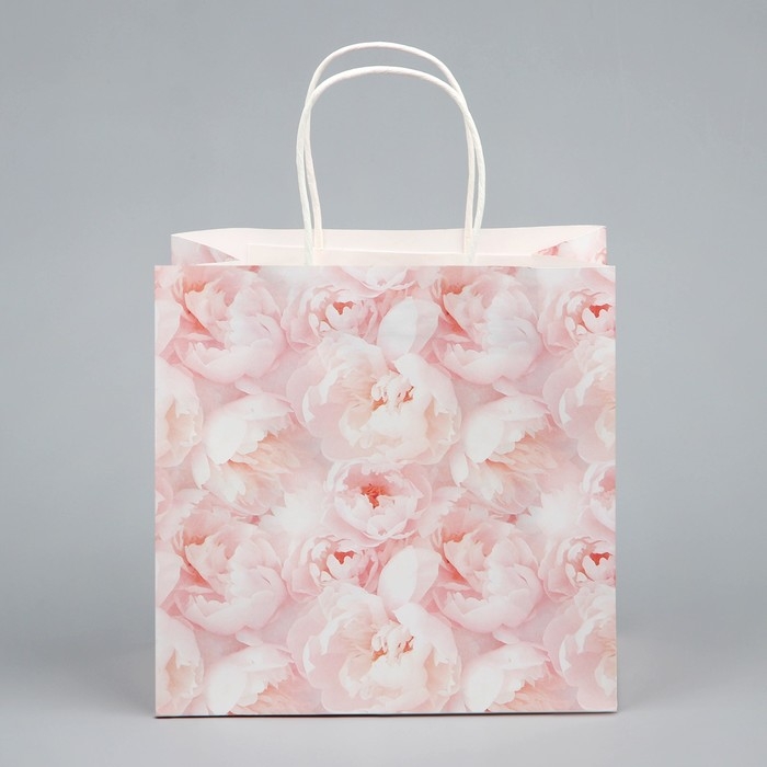 Пакет подарочный, упаковка, «Цветы», 22 х 22 х 11 см Пакет подарочный, упаковка, «Цветы», 22 х 22 х 11 см