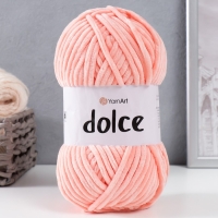 Пряжа "Dolce" 100% микрополиэстер 120м/100гр (764 персик)