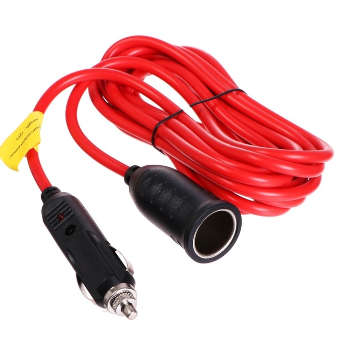 Разветвитель прикуривателя 12-24V, провод 360 см Разветвитель прикуривателя 12-24V, провод 360 см