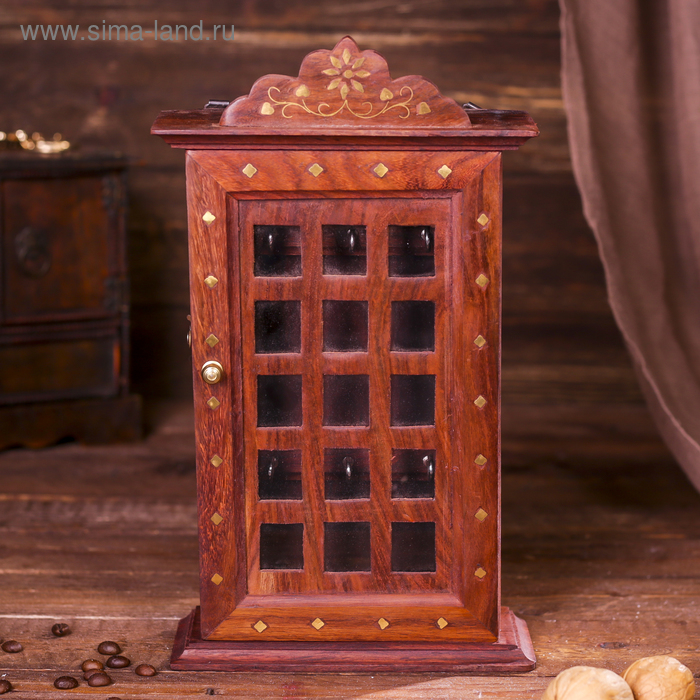 Ключница дерево Ключница дерево "Крона" 28,5х16,5х6 см