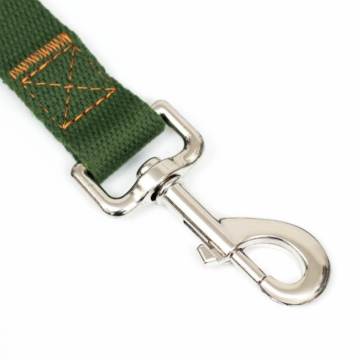 Поводок брезентовый, 7 м х 2,5 см, хаки Поводок брезентовый, 7 м х 2,5 см, хаки