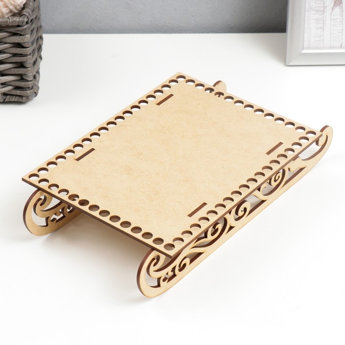 Заготовка для вязания Заготовка для вязания "Сани. Вид 2" набор 3 детали, донышко 20х15 см