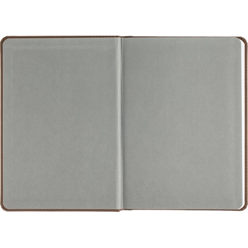 Ежедневник датированный 2027 А5+ ВЕЛЬВЕТ коричневый 3-123/03