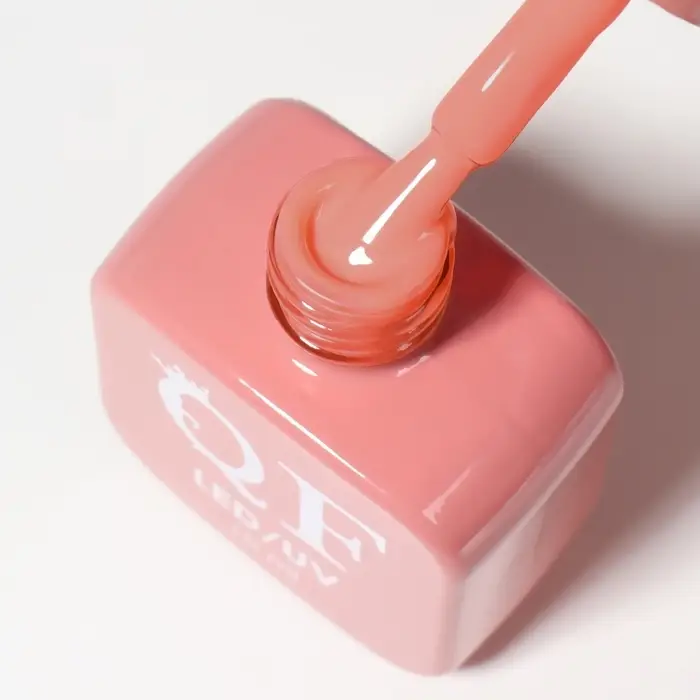 Гель лак для ногтей, однотонный, трехфазный, 10 мл, LED/UV, оранжевый (170)