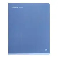 Тетрадь 48 листов в клетку BG Monocolor Blue, обложка мелованный картон, soft touch, МИКС