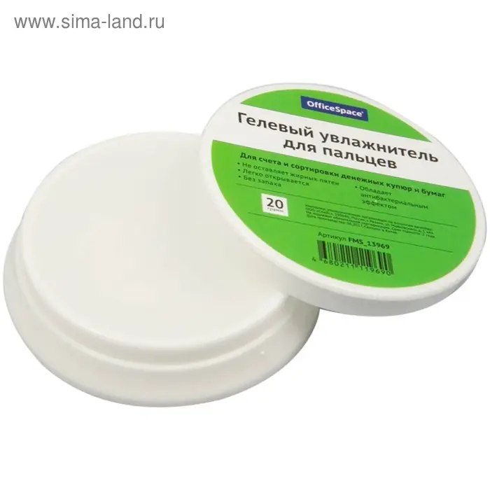 Гель для увлажнения пальцев 20 г, Office Space Гель для увлажнения пальцев 20 г, Office Space
