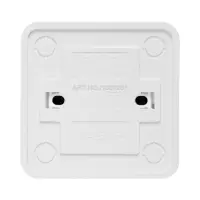 Выключатель TANGO, 10 А, 1 клавиша, 250 В, IP 20, основание розеток керамика, огнеупорный ABS-пласти